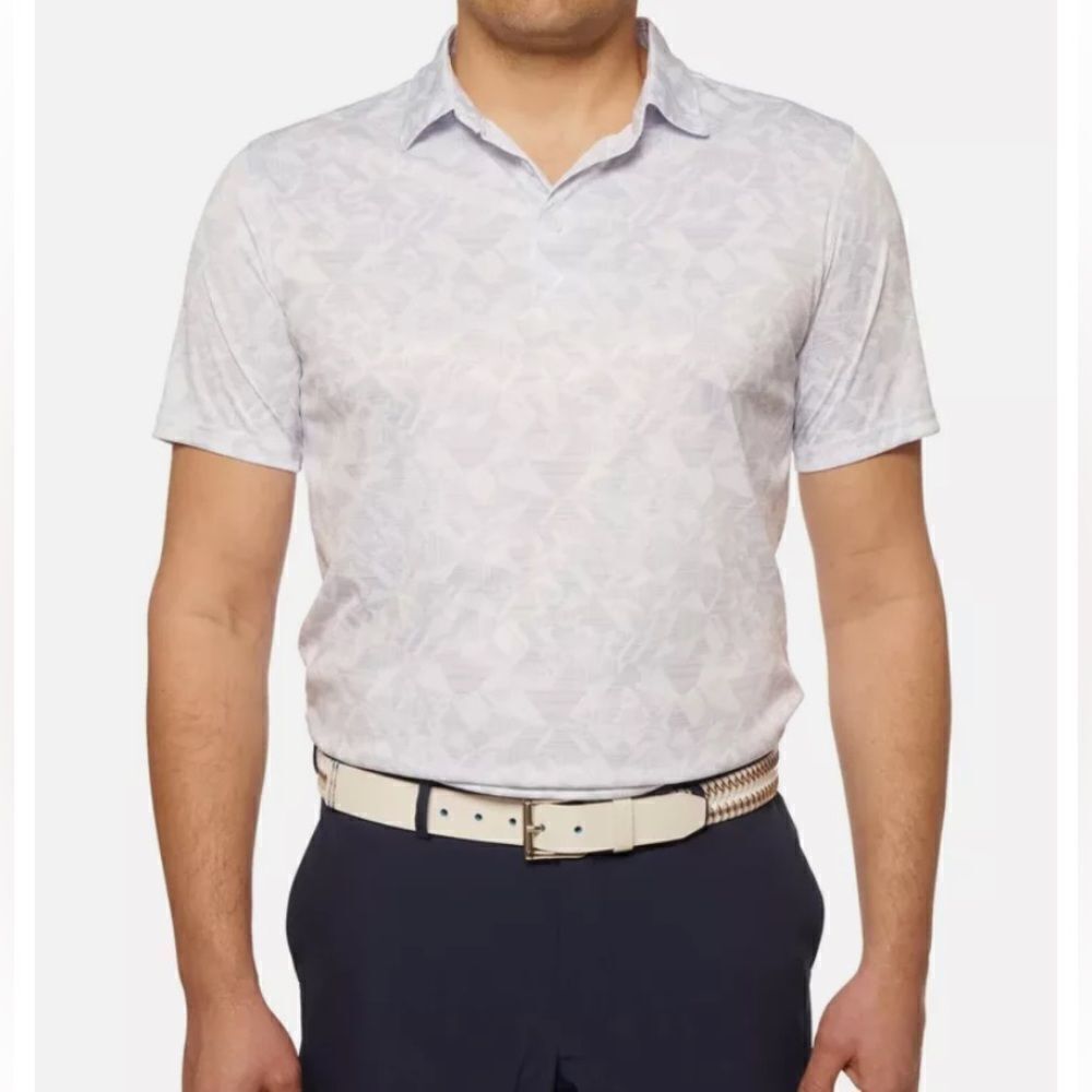 Robert Graham Men's Hydrus Performance Polo White